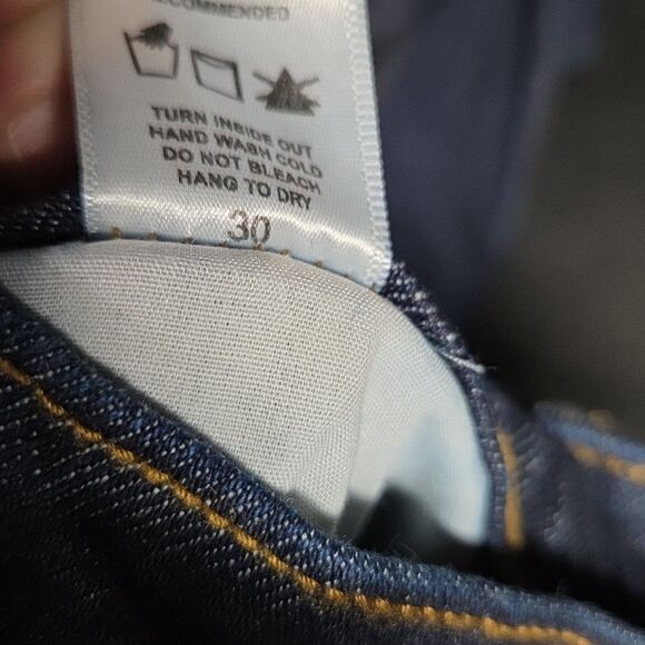 Mintcrew Dark Wash Jeans Flare Leg Mens Size 30 Button Fly EUC - Picture 6 of 6